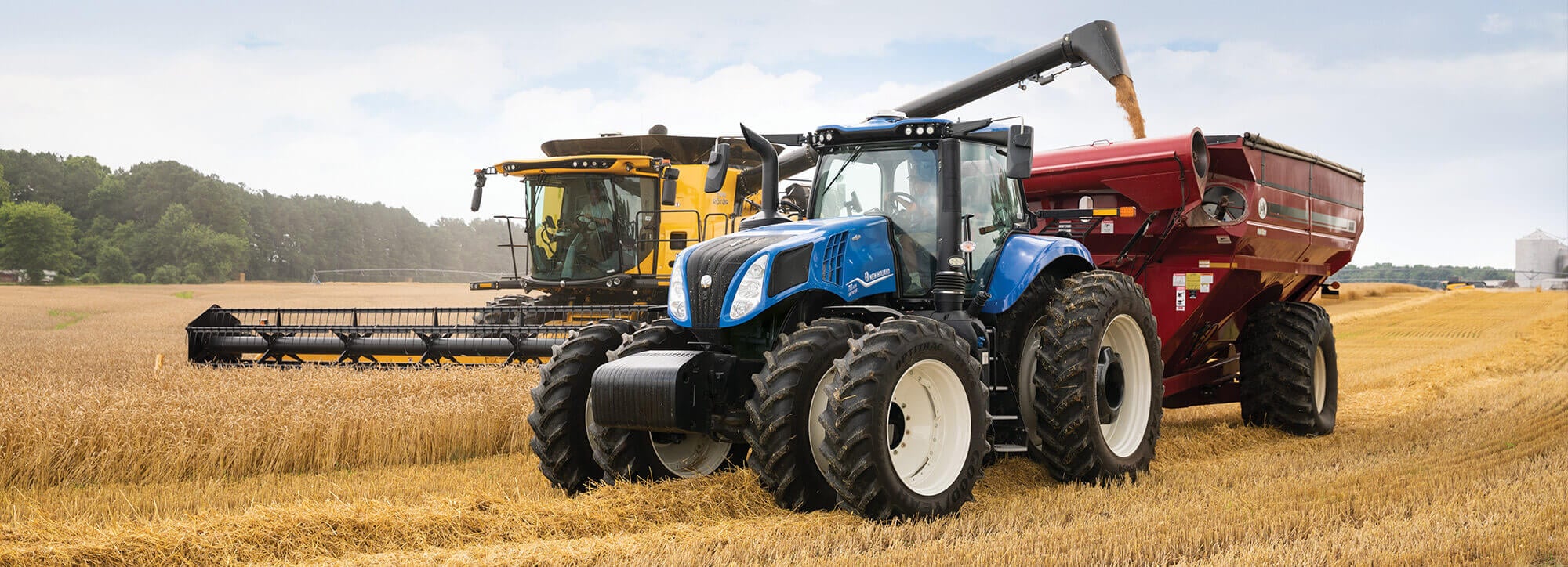 New Holland harvest equipment